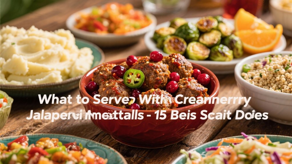 cranberry meatballs side dishes