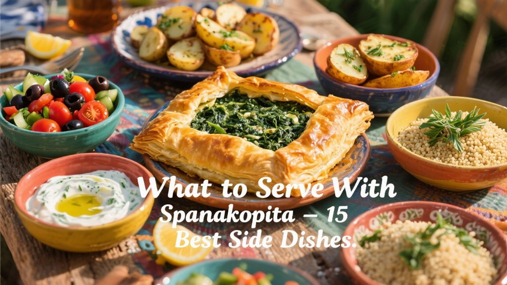 delicious accompaniments for spanakopita