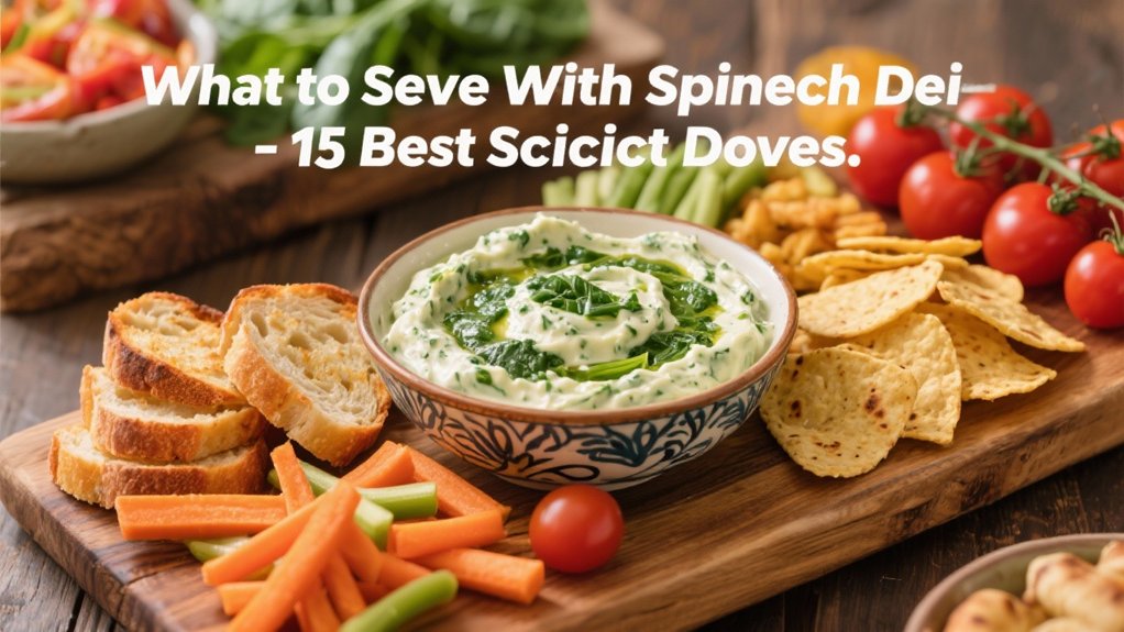 delicious pairings for spinach dip