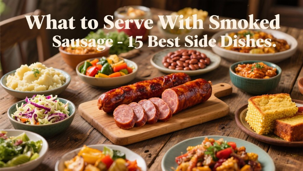delicious smoked sausage pairings