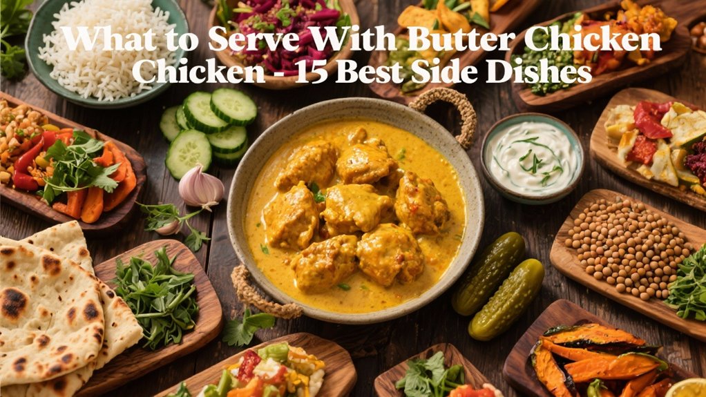 ideal accompaniments for butter chicken