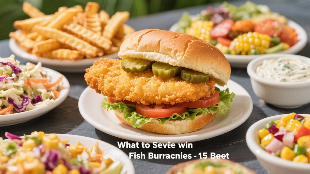 ideal accompaniments for fish sandwiches