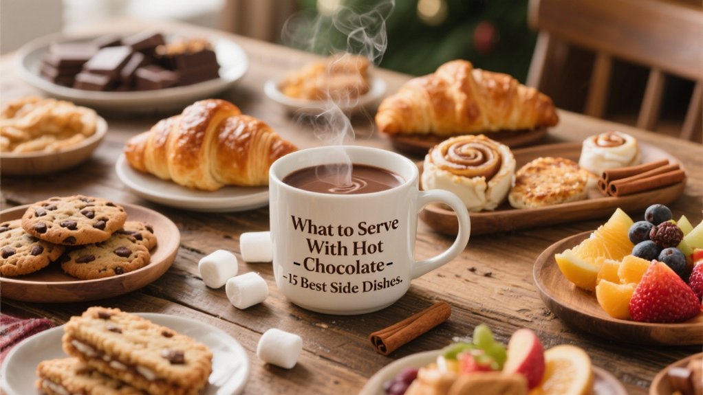 ideal accompaniments for hot chocolate