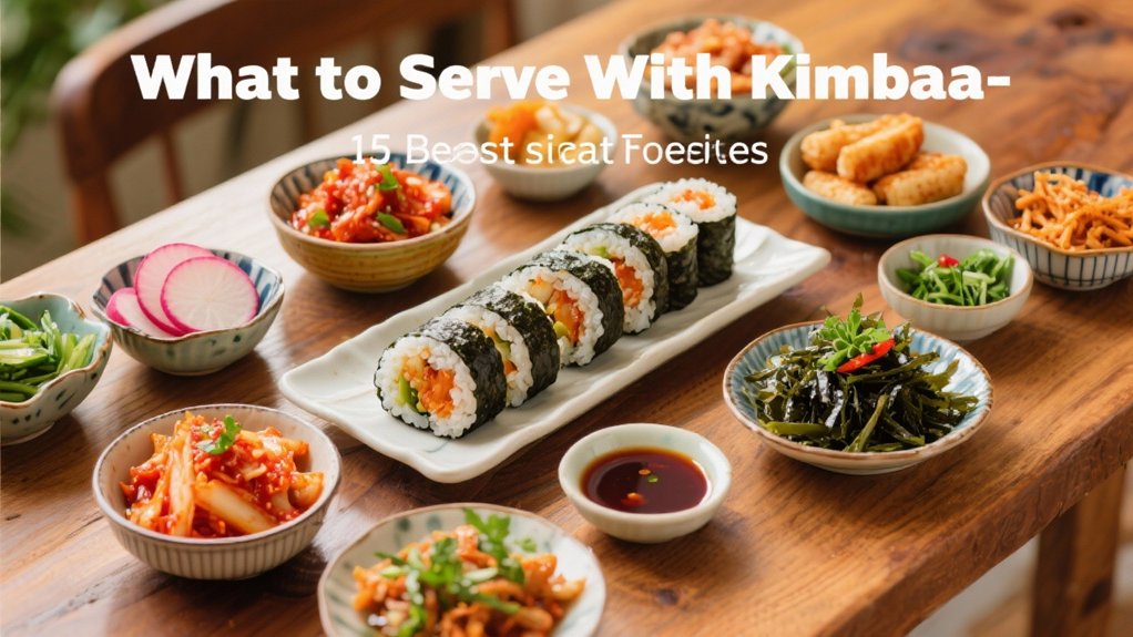 ideal accompaniments for kimbap