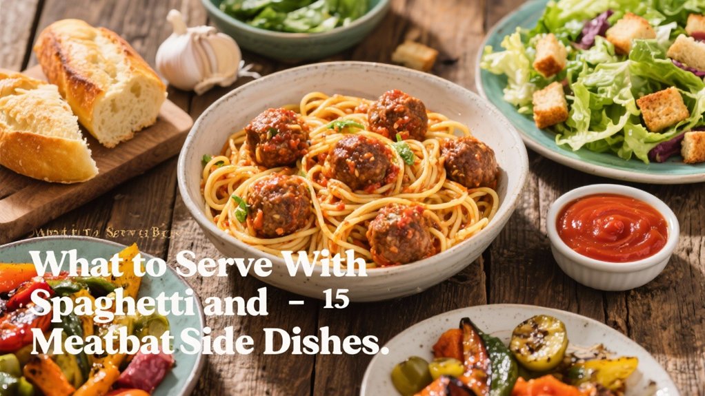 ideal accompaniments for spaghetti