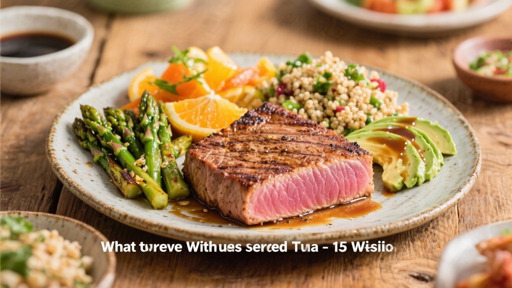 ideal accompaniments for tuna