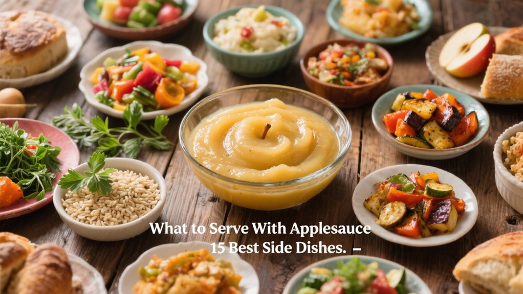 ideal pairings for applesauce
