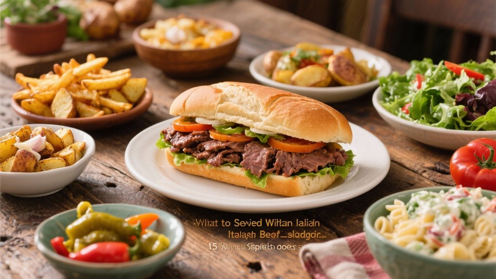 italian beef sandwich sides