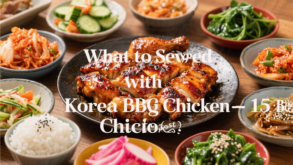 korean bbq chicken accompaniments