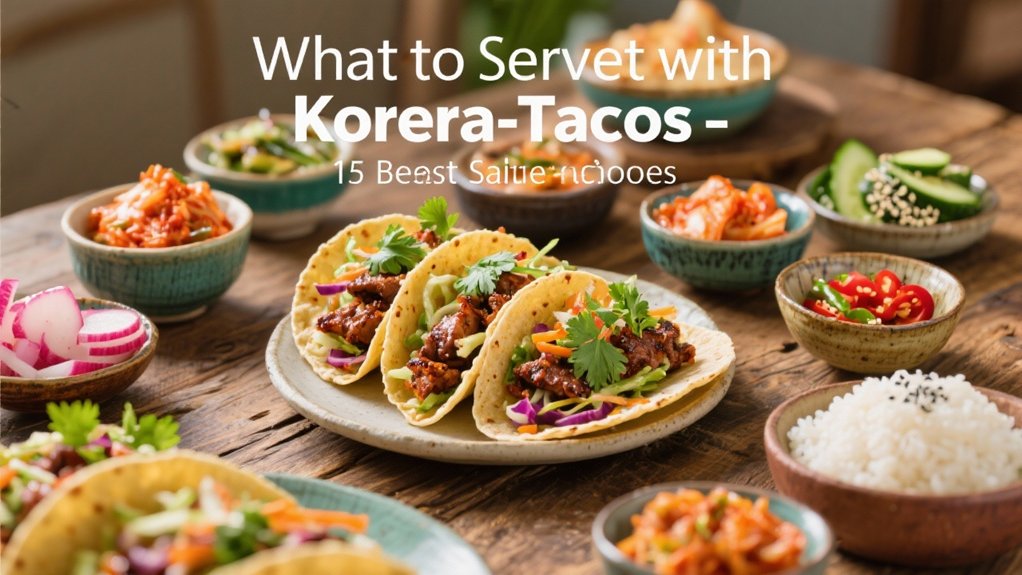 korean tacos side dishes