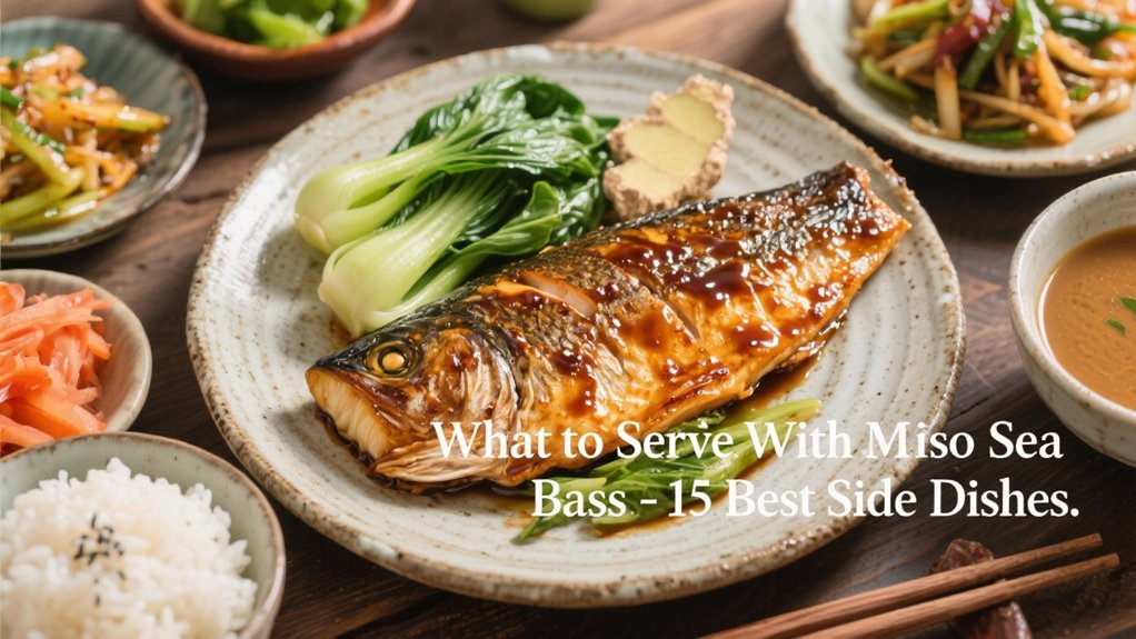 miso sea bass side dishes