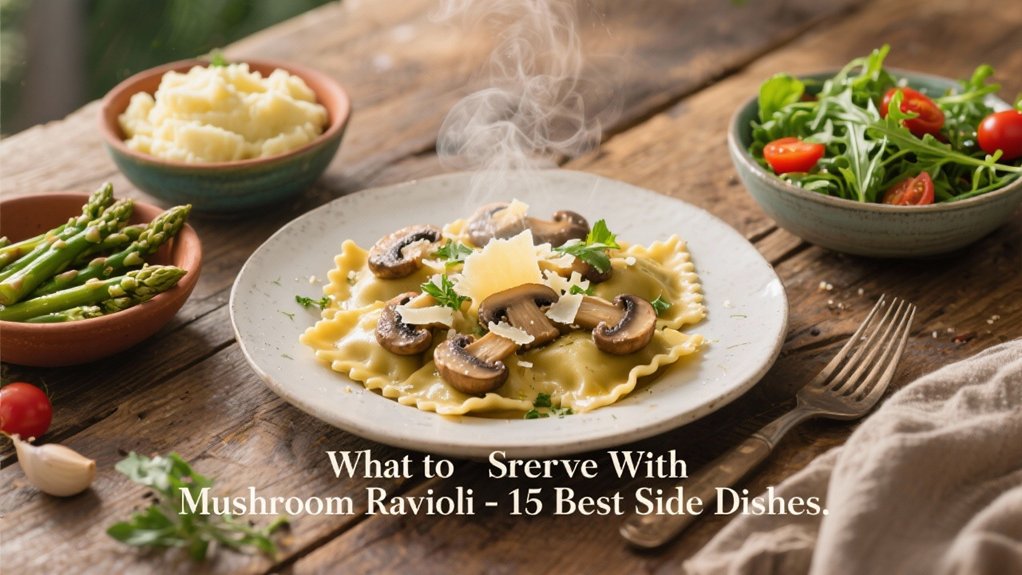 mushroom ravioli side dish ideas