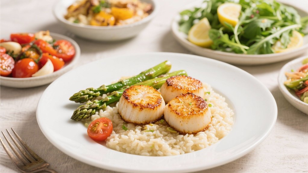 pairing dishes for scallops