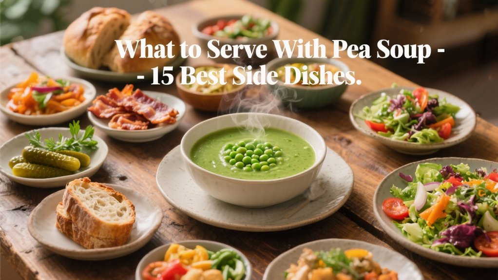 pea soup side dish suggestions