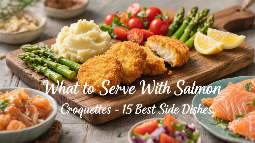 salmon croquette side dishes
