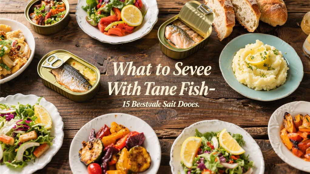 serve with tinned fish