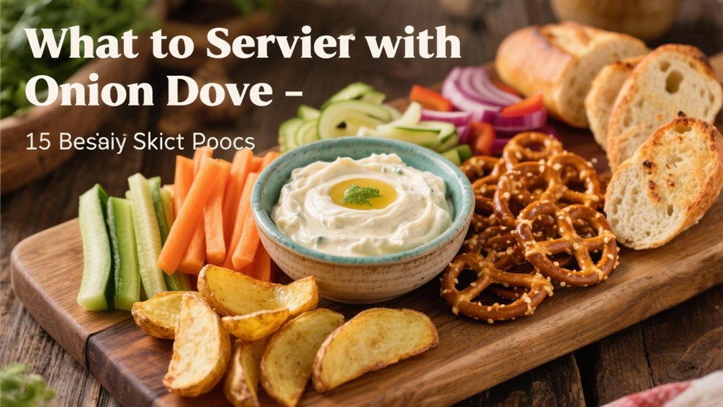 serving suggestions for onion dip