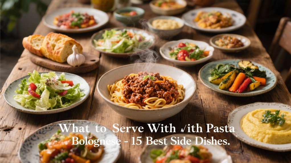 side dishes for bolognese