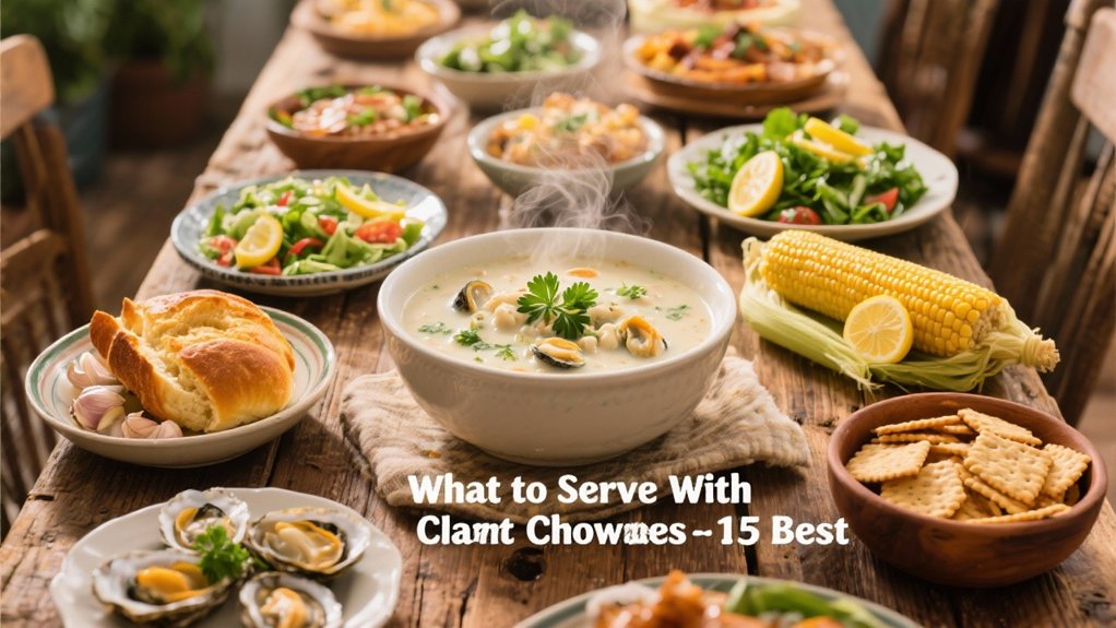 side dishes for clam chowder