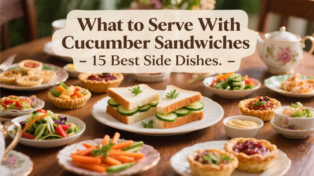 side dishes for cucumber sandwiches