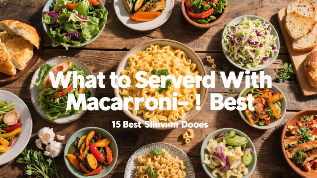 side dishes for macaroni