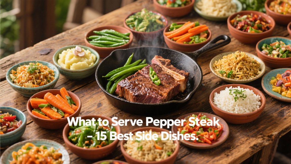 side dishes for pepper steak