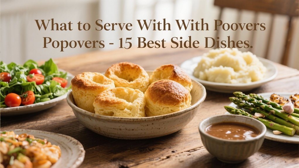 side dishes for popovers
