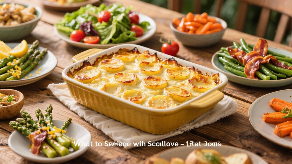 side dishes for scalloped potatoes