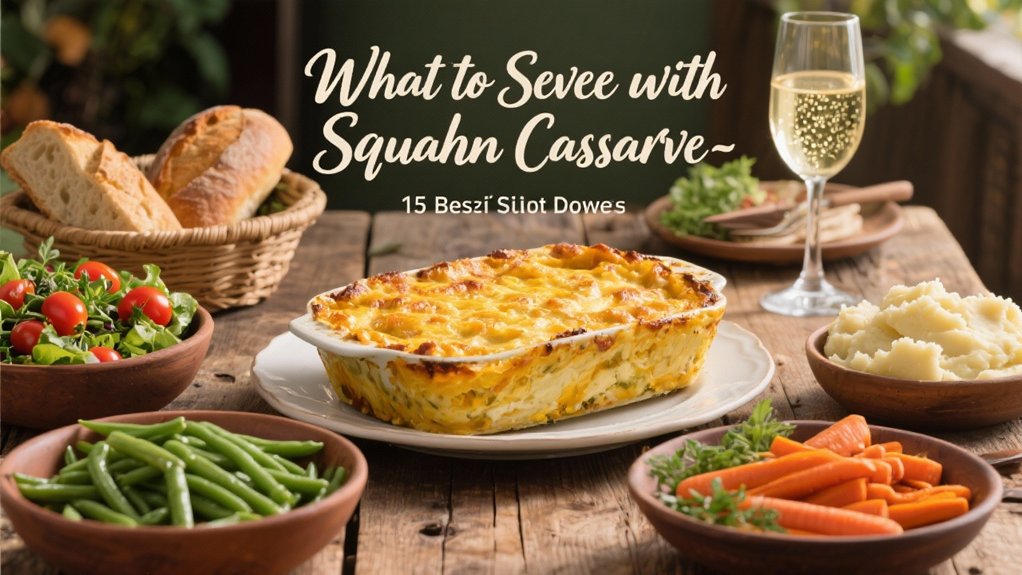 side dishes for squash casserole