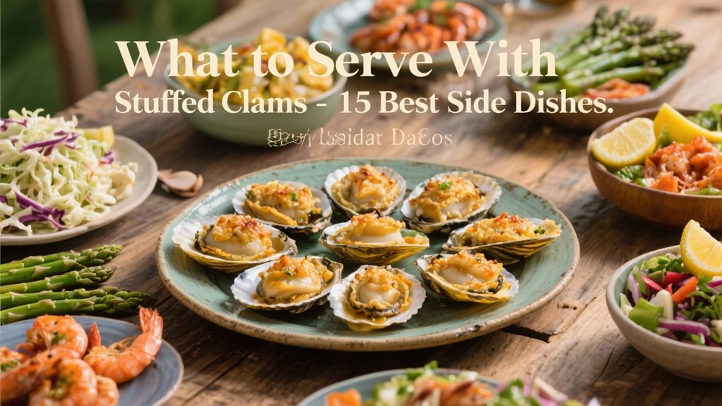 side dishes for stuffed clams
