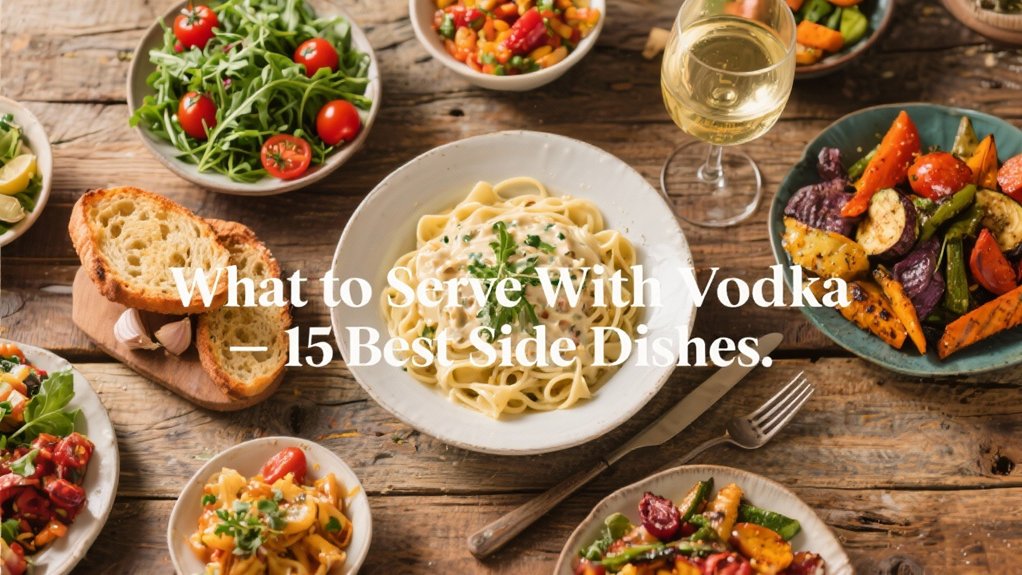 side dishes for vodka pasta