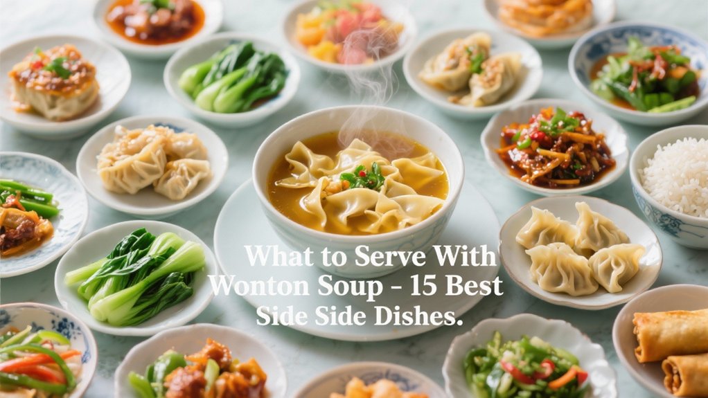 side dishes for wonton soup