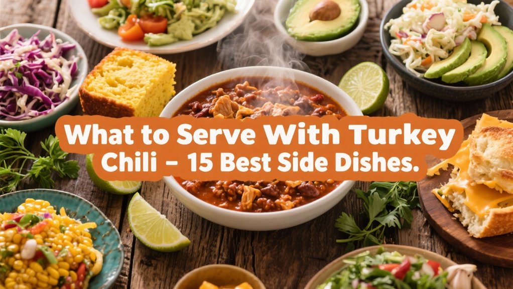 turkey chili side dishes