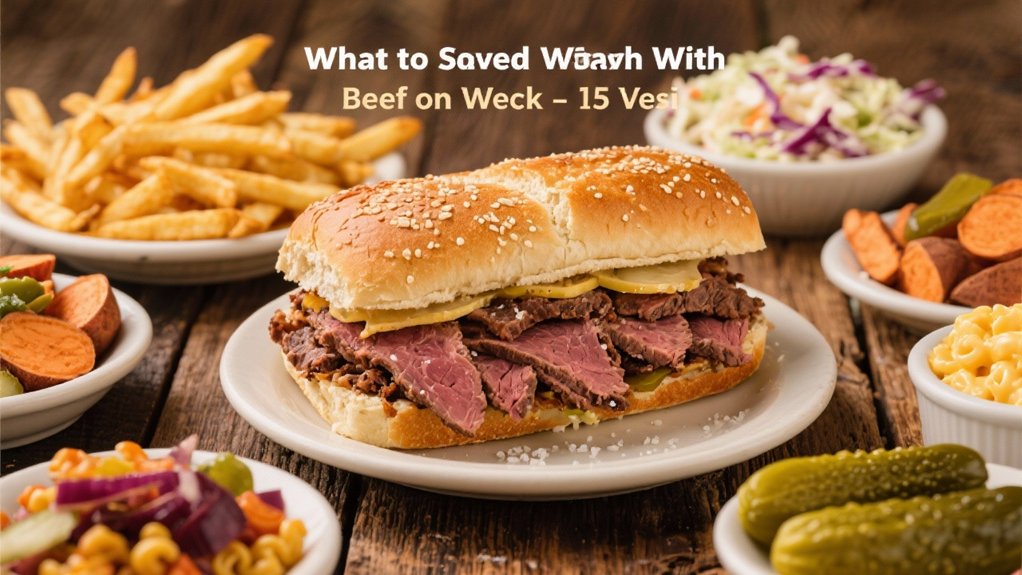 beef on weck side dishes