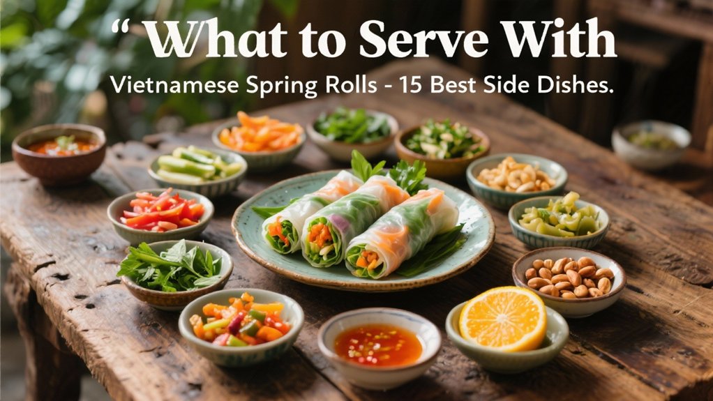 best sides for spring rolls