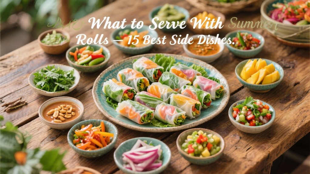 delicious sides for summer rolls