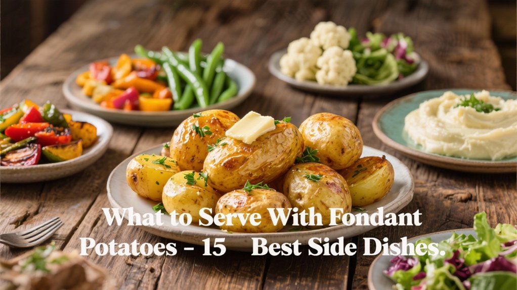 fondant potatoes side dish pairings