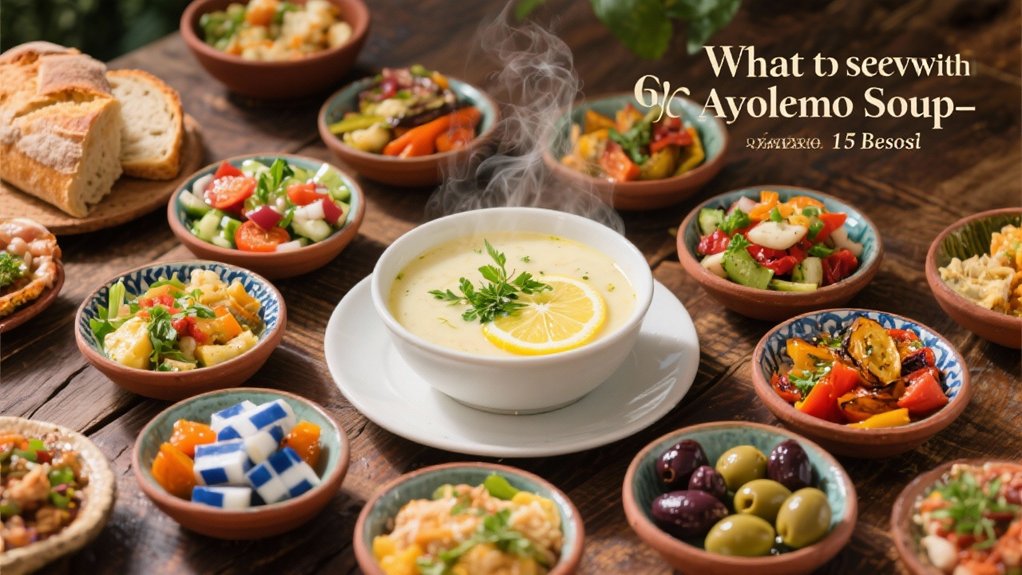 pairings for avgolemono soup