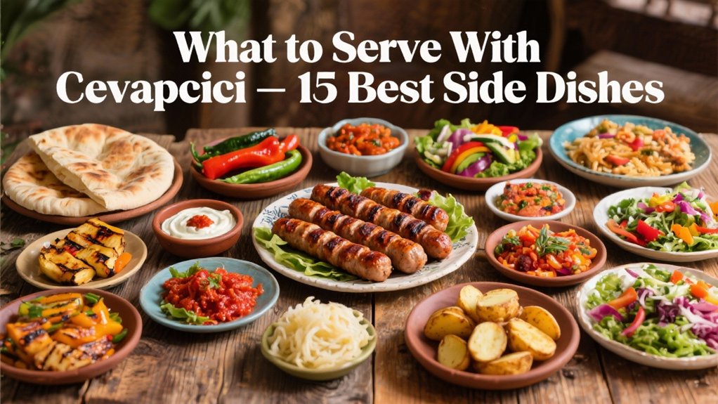 side dishes for cevapi