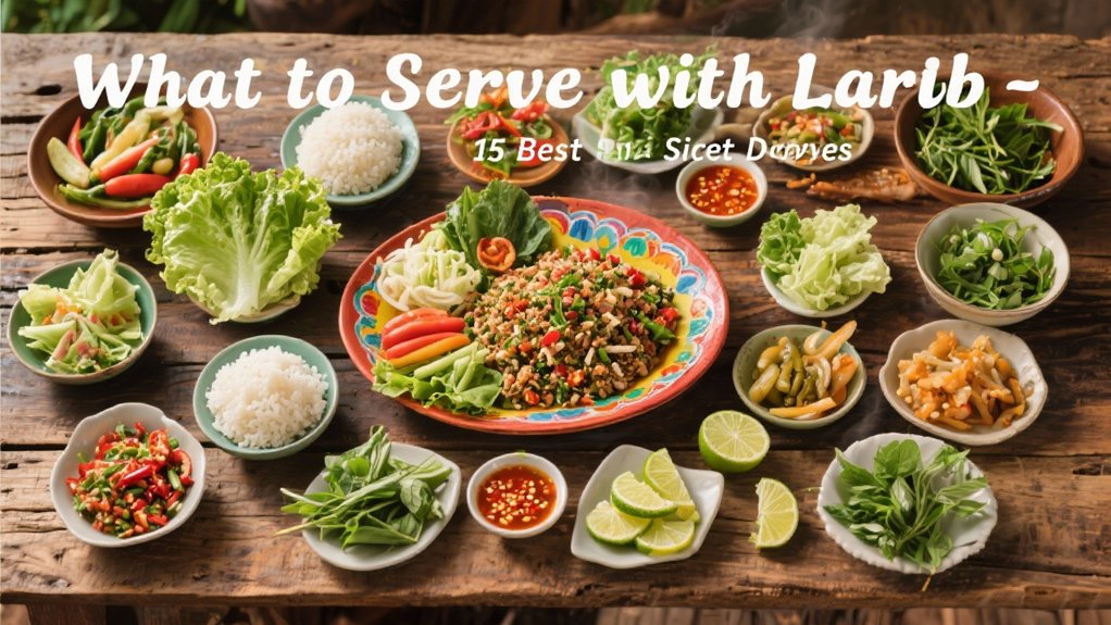 side dishes for larb