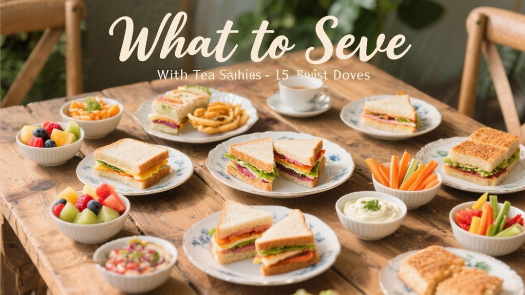 tea sandwich accompaniment suggestions